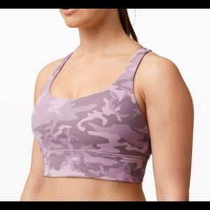 Purple camo Lululemon sports bra